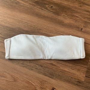 PINK bandeau swim top